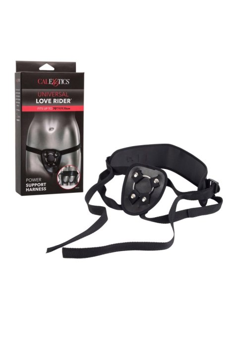 Uprząż skórzana z regulowanymi szelkami strap-on