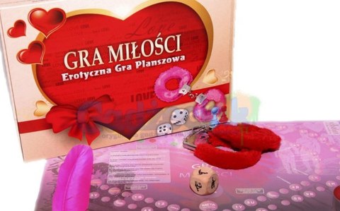 Planszowa gra miłości erotyczna dla par kajdanki