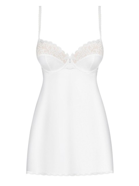 Biała koszulka stringi sex komplet obsessive l/xl