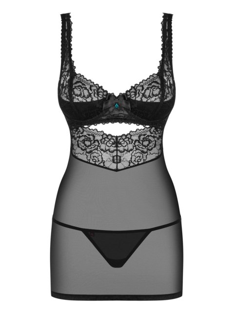 Erotyczna koszulka komplet stringi obsessive l/xl