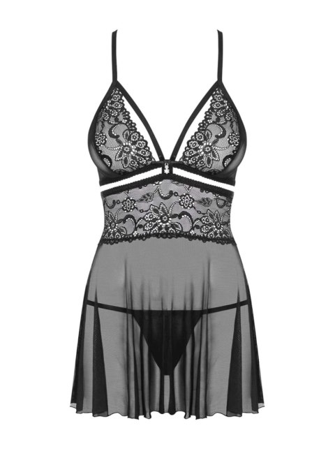 Koszulka erotyczna komplet stringi 838-bab-1 l/xl