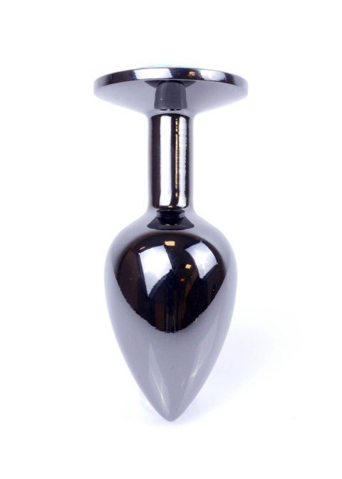 Plug korek analny stalowy z kryształem 2,7cm