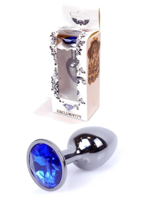 Sex plug korek analny stalowy z kryształem 2,7cm