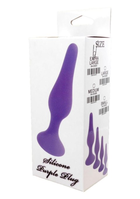 Korek analny plug silikonowy przyssawka 10cm sex