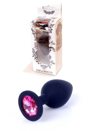 Mały korek analny plug ozdobny kryształek 3,5cm