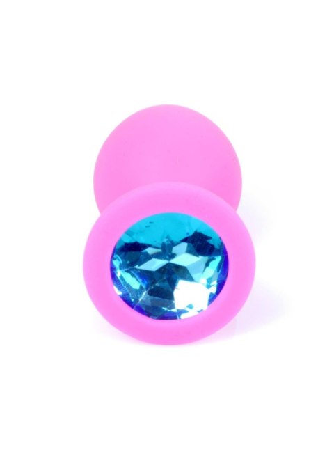 Mały korek analny sex plug silikonowy ozdobny 8cm