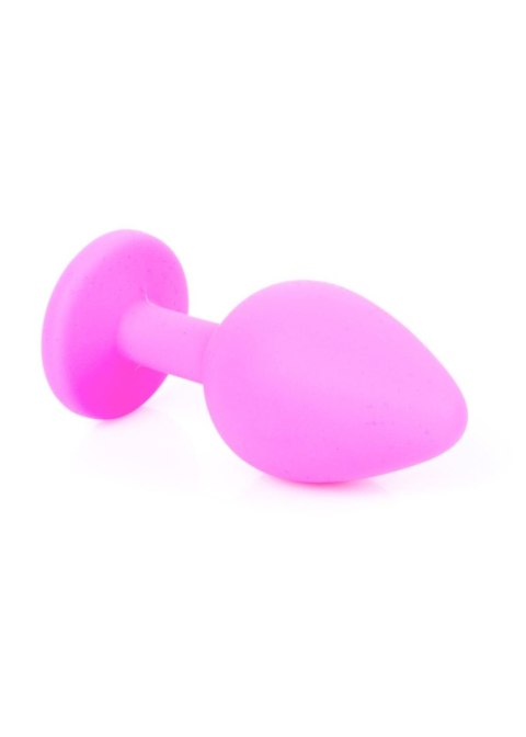 Mały korek analny sex plug silikonowy ozdobny 8cm