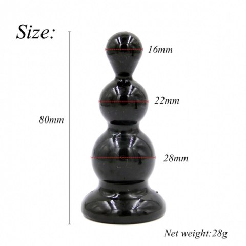 Koraliki analne korek sonda sex plug do pupy 8cm
