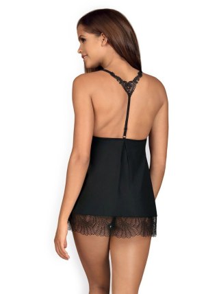 Komplet koszulka babydoll stringi obsessive l/xl