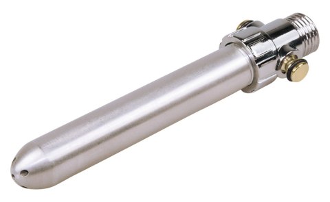 Końcówka do prysznica z dyszami srebrna 15,5 cm