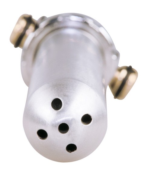 Końcówka do prysznica z dyszami srebrna 15,5 cm