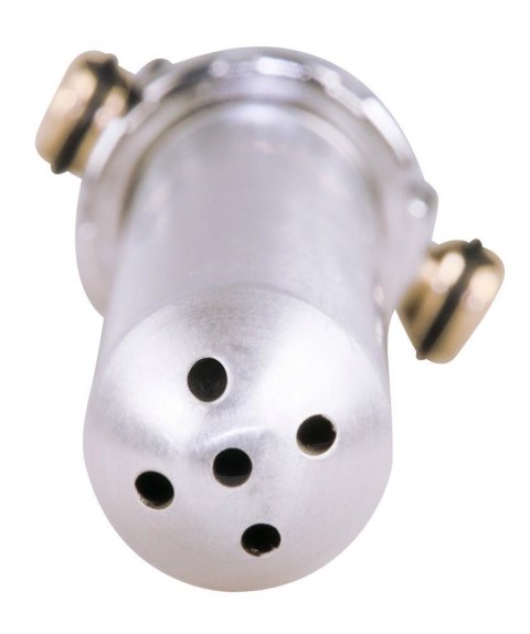 Końcówka do prysznica z dyszami srebrna 15,5 cm