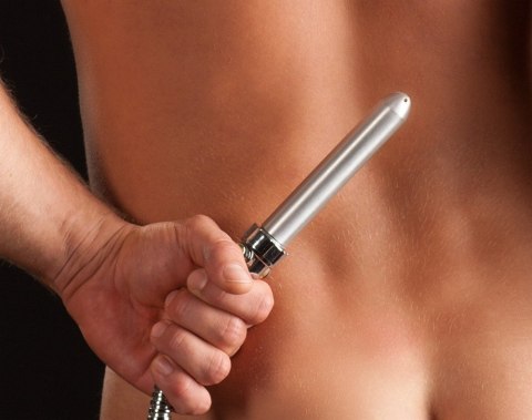 Końcówka do prysznica z dyszami srebrna 15,5 cm