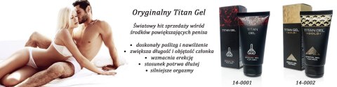 Najmocniejszy titan gel powiększający penis działa