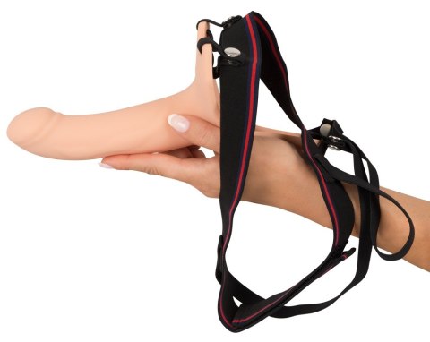 Strap-on dildo przedłużenie penisa elastyczne 26cm