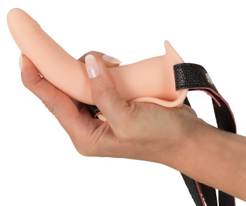 Wibrator strap-on uprząż paski 10 trybów 15cm sex