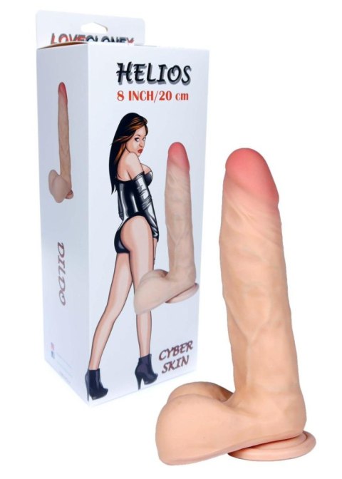Dildo naturalne penis na przyssawce cyberskóra 23c