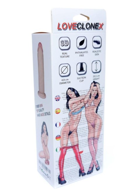 Realistyczny naturalny penis dildo z cyberskóry 20