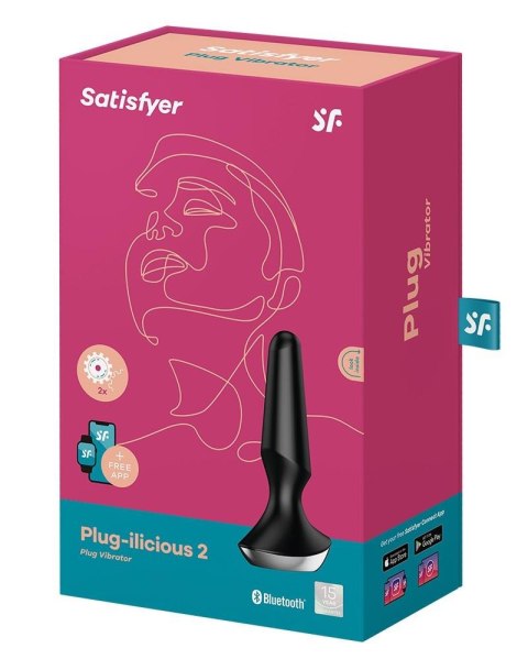 Korek analny wibrujący satisfyer plug ilicius 2
