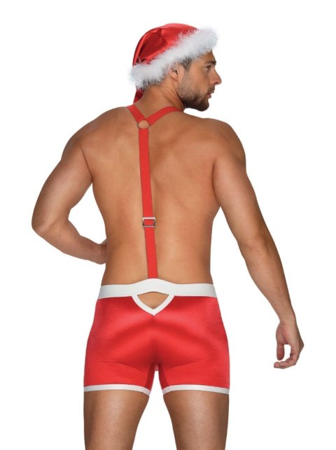 Kostium erotyczny mikołaj obsessive mr claus s/m