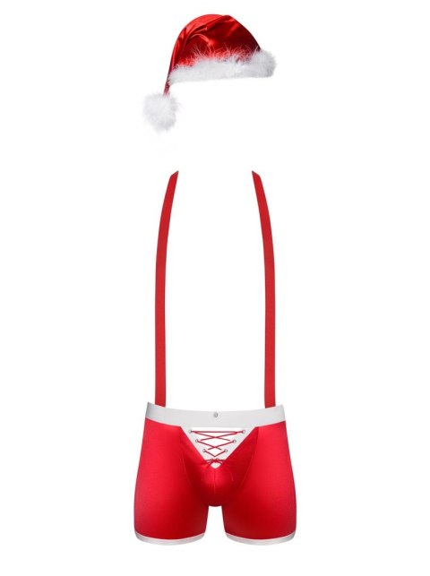 Kostium erotyczny mikołaj obsessive mr claus s/m