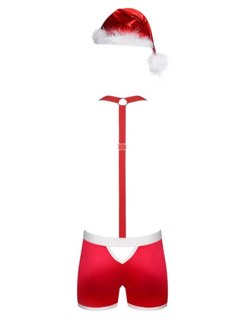 Kostium erotyczny mikołaj obsessive mr claus s/m