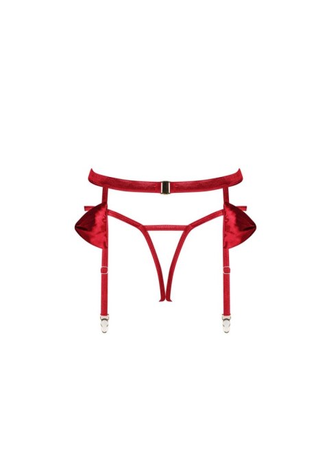 Pas stringi otwarte komplet obsessive rubinesa s/m