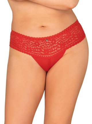 Czerwone erotyczne figi obsessive blossmina 4xl