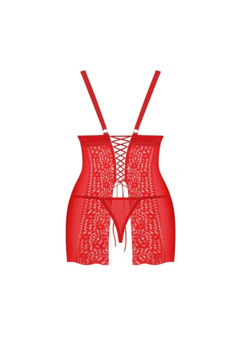 Komplet koszulka stringi obssessive blossmina 6xl