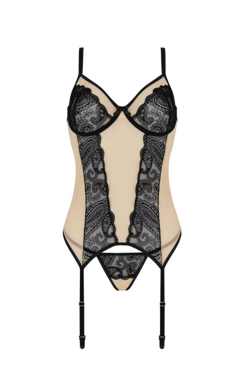 Bielizna-DAISY CORSET beige XXL/XXXL