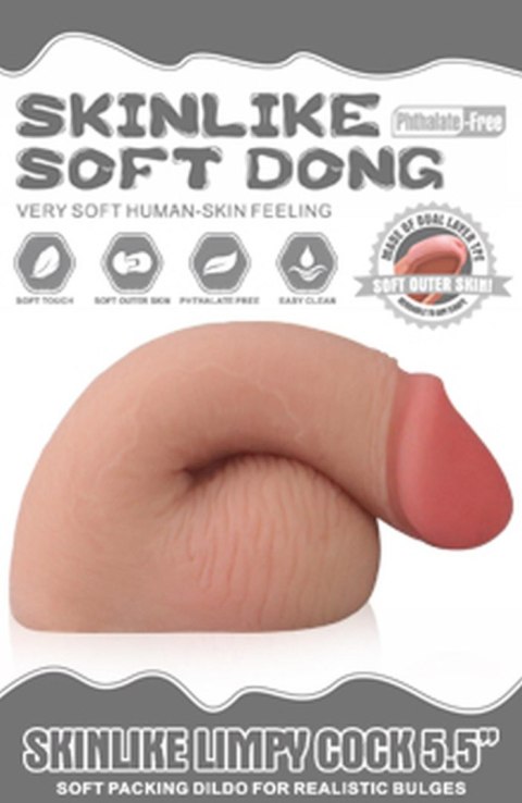 Elastyczny giętki penis realistyczne dildo 13,9 cm