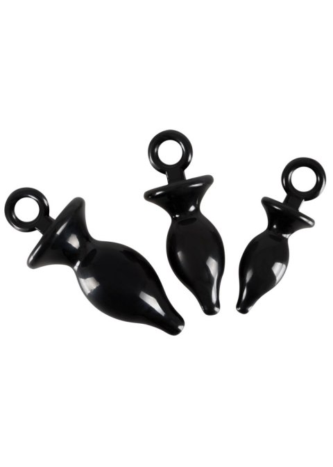 Korek analny zestaw 3 sztuki trening analny s m l