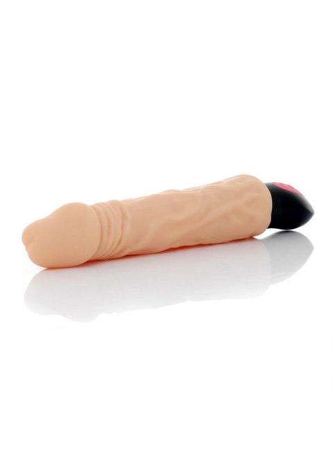 Sex wibrator z kręgosłupem giętki cyberskóra 27cm