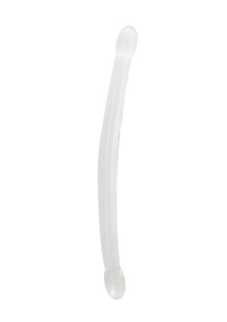 Podwójne silikonowe dildo gładkie długie 42 cm