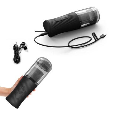 Masturbator dla mężczyzn w tubie posuwisty 7 tryb