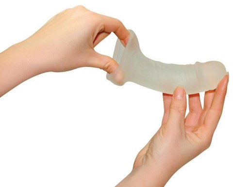 Nakładka na penisa przedłużająca pogrubiająca +1cm