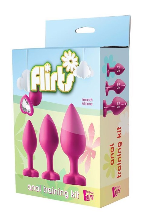 Zestaw 3x korek analny ozdobny diament sex plug