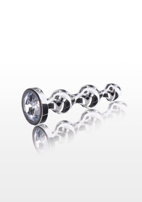 Korek analny sonda stalowa kulkowa diament 13cm