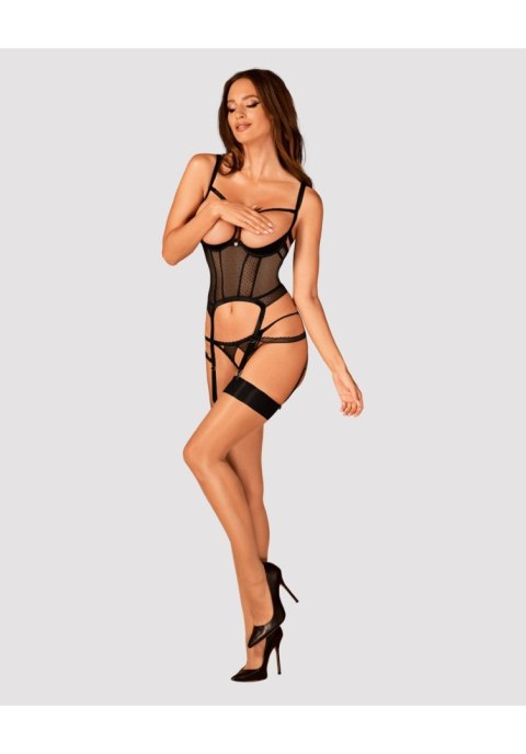 Lanelia gorset otwarte stringi biustonosz sex XS/S