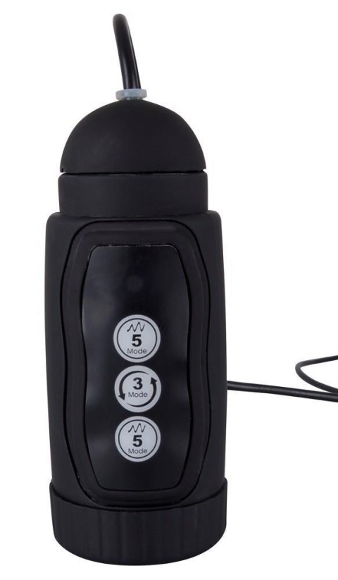 Dildo z obrotami na przyssawce duży mocny 22cm