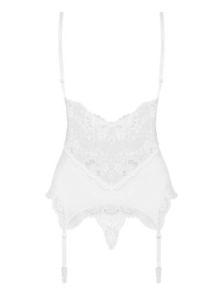 Koronkowy gorset stringi komplet obsessive s/m