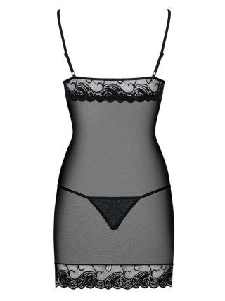 Przejrzysta koszulka komplet stringi wonderia l/xl